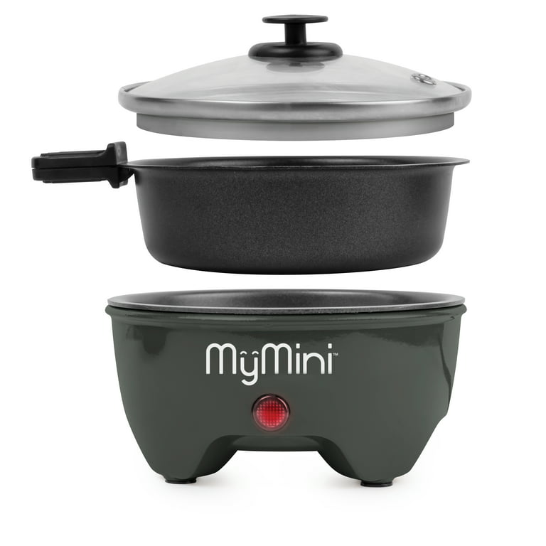 MyMini 5-inch Noodle Cooker & Skillet Electric Hot Pot, Blackberry (3.7 x  5.25, 1.25 Lb)