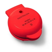 MyMini Pancake Griddle, 550 Watts, Red