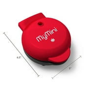 MyMini Pancake Griddle, 550 Watts, Red