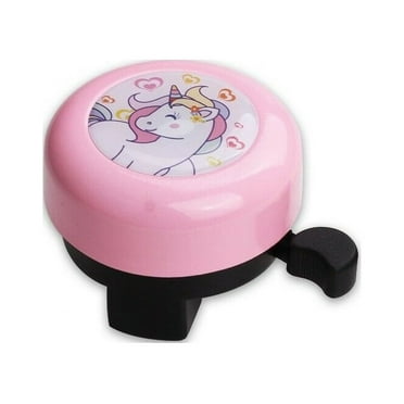 MyMiniFactory Bike Bell for Kid Girls, Cute Pink Girly Unicorn Children's Bike Accessory Safe Cycling Ring Horn for Bicycle Handlebar