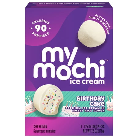 My/Mochi Ice Cream Birthday Cake, 7.5 Ounce Box