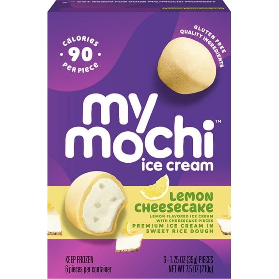My/Mochi Ice Cream Lemon Cheesecake, 7.5 Ounces