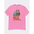 thumbnail image 1 of Night Owl Cotton Graphic Tee – Funny  Relatable Late-Night Shirt, 1 of 9