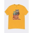 thumbnail image 1 of Night Owl Cotton Graphic Tee – Funny  Relatable Late-Night Shirt, 1 of 9