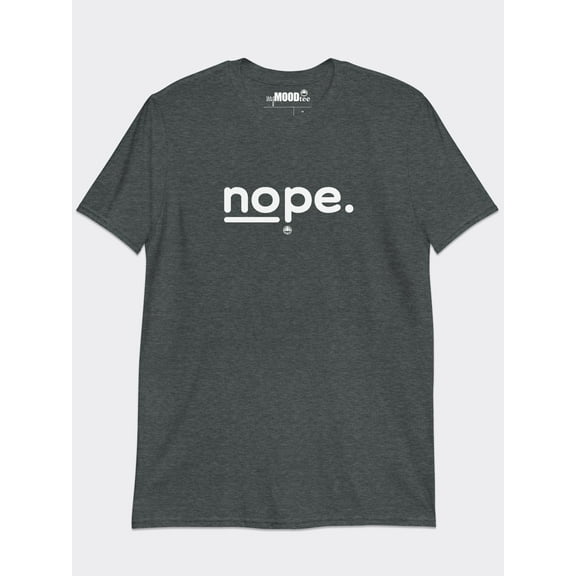 MyMoodTee Nope, Graphic Cotton T-shirt