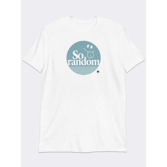 MyMoodTee So Random Graphic T-Shirt for Men  Women – Funny Quote Tee, 100% Cotton, Comfortable Pre-Shrunk Unisex Fit