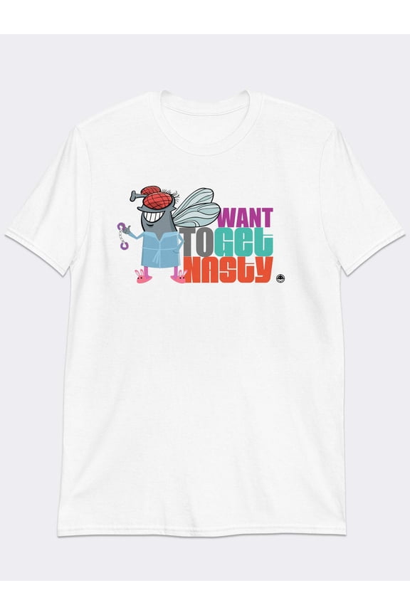 MyMoodTee Want To Get Nasty Graphic T-Shirt for Men Women – Funny Quote Tee, Cotton, Comfortable Pre-Shrunk Unisex Fit