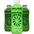 thumbnail image 1 of MyMuse Organic Enhanced Flavored Water, Watermelon, 16.9oz Bottle (12 Pack), Zero Sugar Added, With Zinc, Vitamin A & E, Elderberry, Immunity Support, Low Calories, Healthy, Keto Friendly, 1 of 4