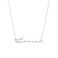 thumbnail image 1 of MyNameNecklace - Personalized Unisex Signature Cursive Name Necklace for Woman - Custom Script Font Nameplate - Made of 925 Silver Custom Any Name with 16'' + 2" Chain, 1 of 4