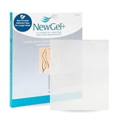 MyNewGel Advanced Silicone Professional Scar Treatment Tape | Irregular Shaped Scars | Surgery, Injury, Keloids, Burns | with Adhesive Tape, 5" x 6" 1 Count - Clear
