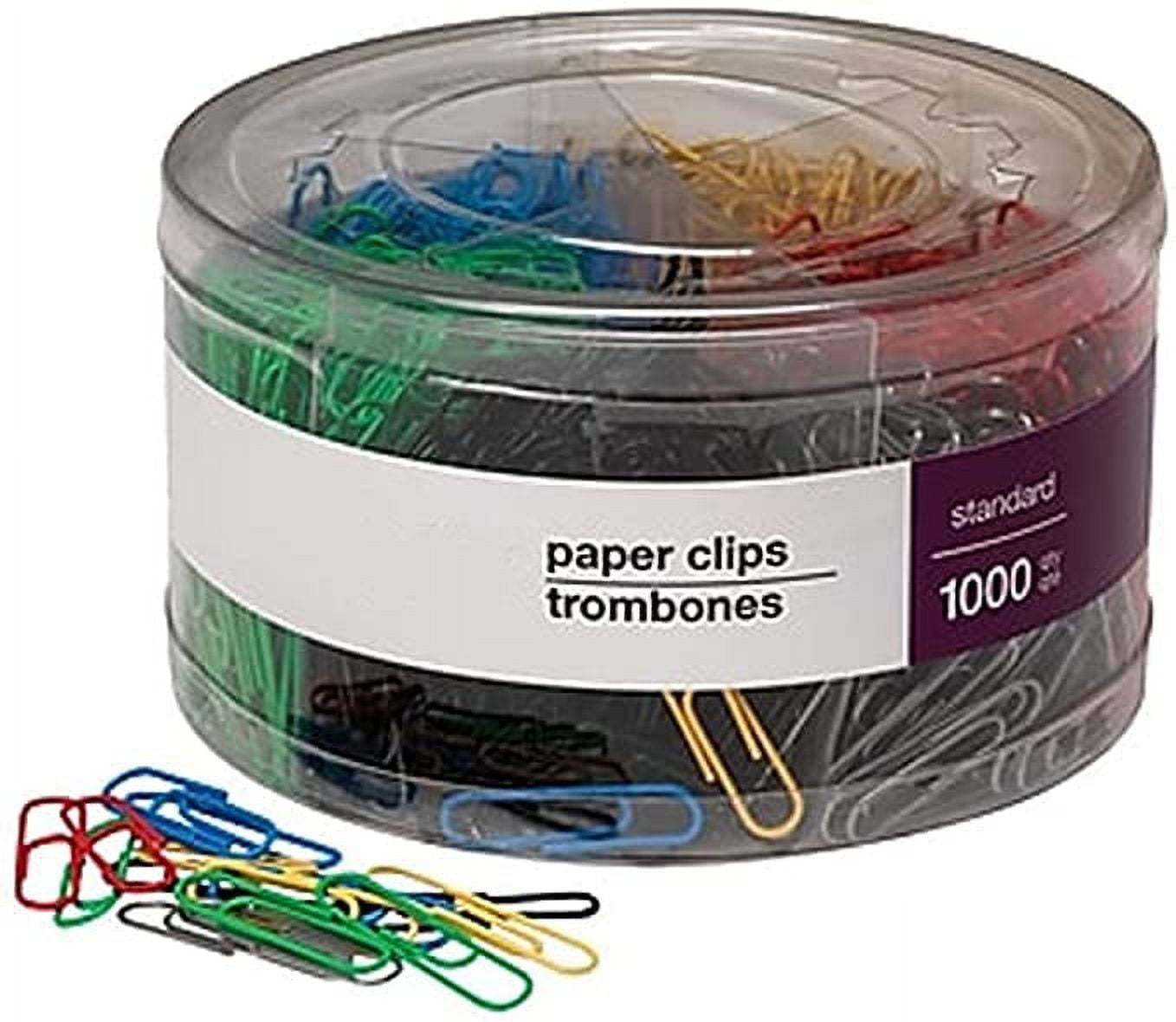 MyOfficeInnovations #1 Size Vinyl-Coated Paper Clips 1000/Tub 480108 ...