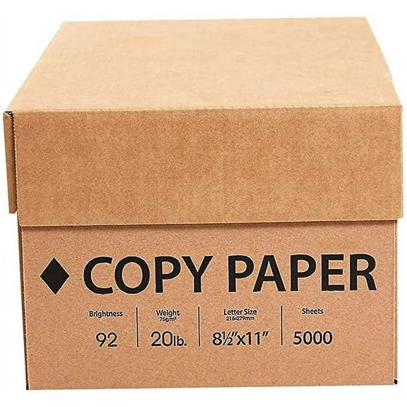 MyOfficeInnovations 8.5" x 11" Copy Paper 20 lbs 92 Brightness 5000/Carton (324791)