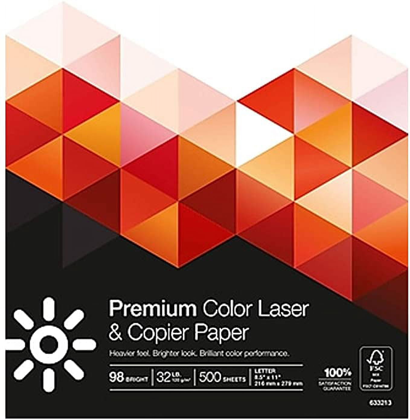 HP 32 lb. Laser Printer Paper - 95 Brightness - Letter - 8 1/2 x 11 - 32  lb Basis Weight - 120 g/m² Grammage - Glossy - 1 / Pack - Bluebird Office  Supplies