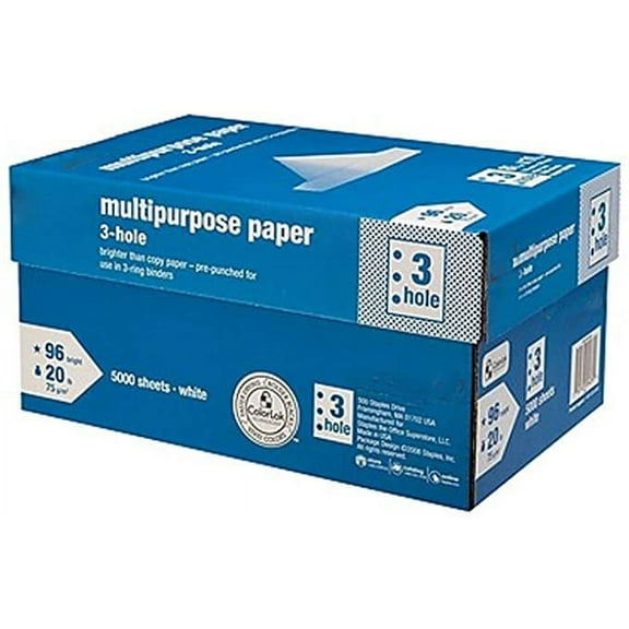 MyOfficeInnovations 8.5" x 11" Multipurpose Paper 20 lbs. 96 Brightness 500/RM 10 RM/CT 562786