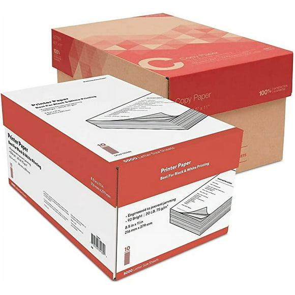MyOfficeInnovations 8.5" x 11" Printer Paper 20 lbs. 92 Brightness 500/Ream 10 Reams/Carton 135848