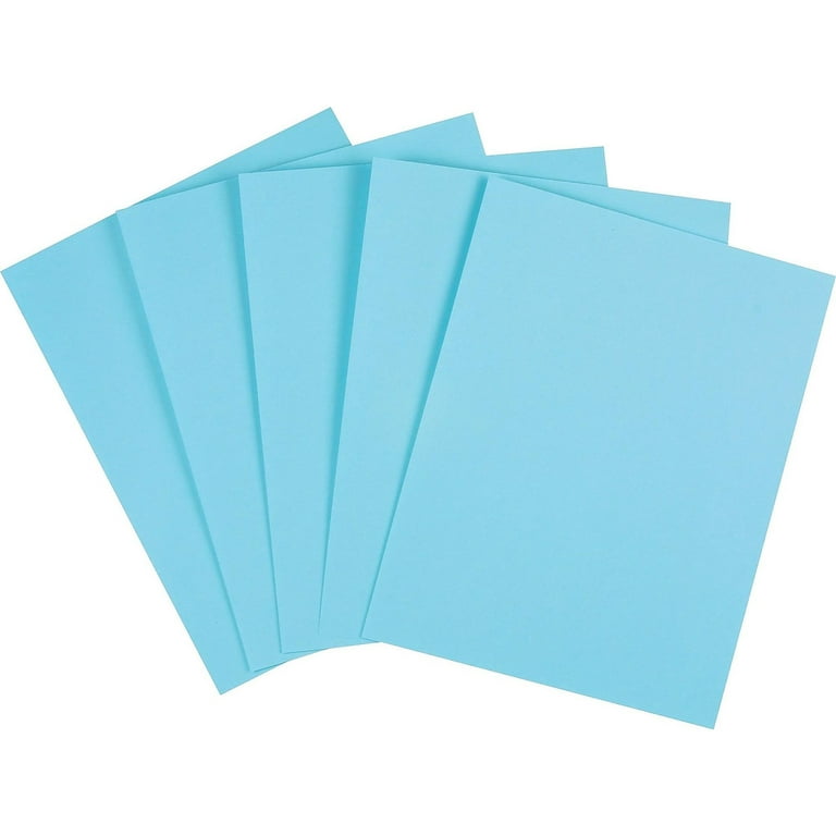 Myofficeinnovations Cardstock Paper 110 lbs 8.5 x 11 Blue 250/Pack (49702) 490891