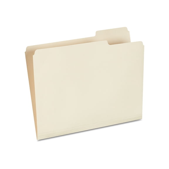 MyOfficeInnovations File Folders 3-Tab Right Position Letter Manila 100/Box (116822)