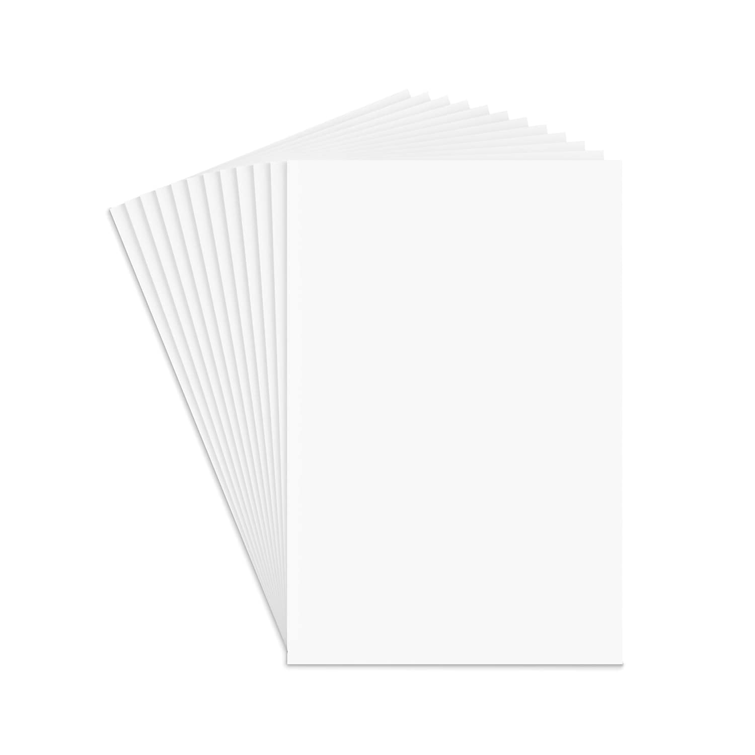 Compact White Glue-Top Notepads 3" x 5" Multi-Pack