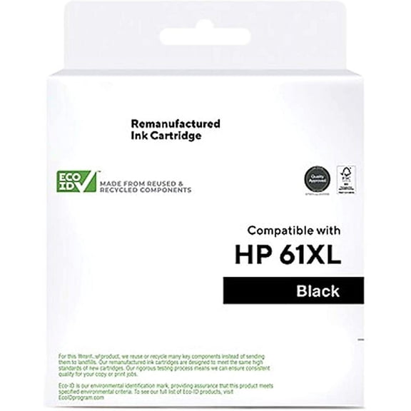 MyOfficeInnovations  Ink Cartridge Replacement for HP 61XL  (Black) 954142