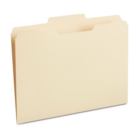 MyOfficeInnovations Manila File Folders 3-Tab Center Position Letter 100/Box (116780)