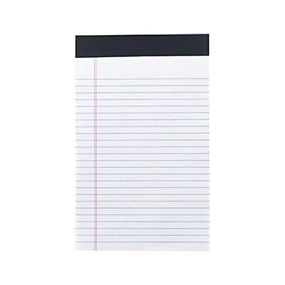 8.5 x 5.5 Blank White Memo Pads with Chipboard on The Back – Great for  Writing Notes, to-Do Lists, Reminders and Shopping Lists, Gummed Top, Easy  Sheet Removal