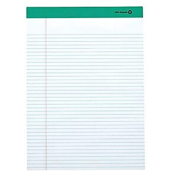 MyOfficeInnovations Notepads 8.5" x 11.75" Narrow White 50 Sh./Pad 12 Pads/PK (21675) 354744