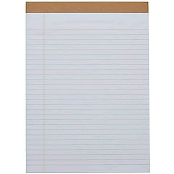 MyOfficeInnovations Notepads 8.5" x 11.75" Wide White 50 Sh./Pad 12 Pads/PK (16767) 749567