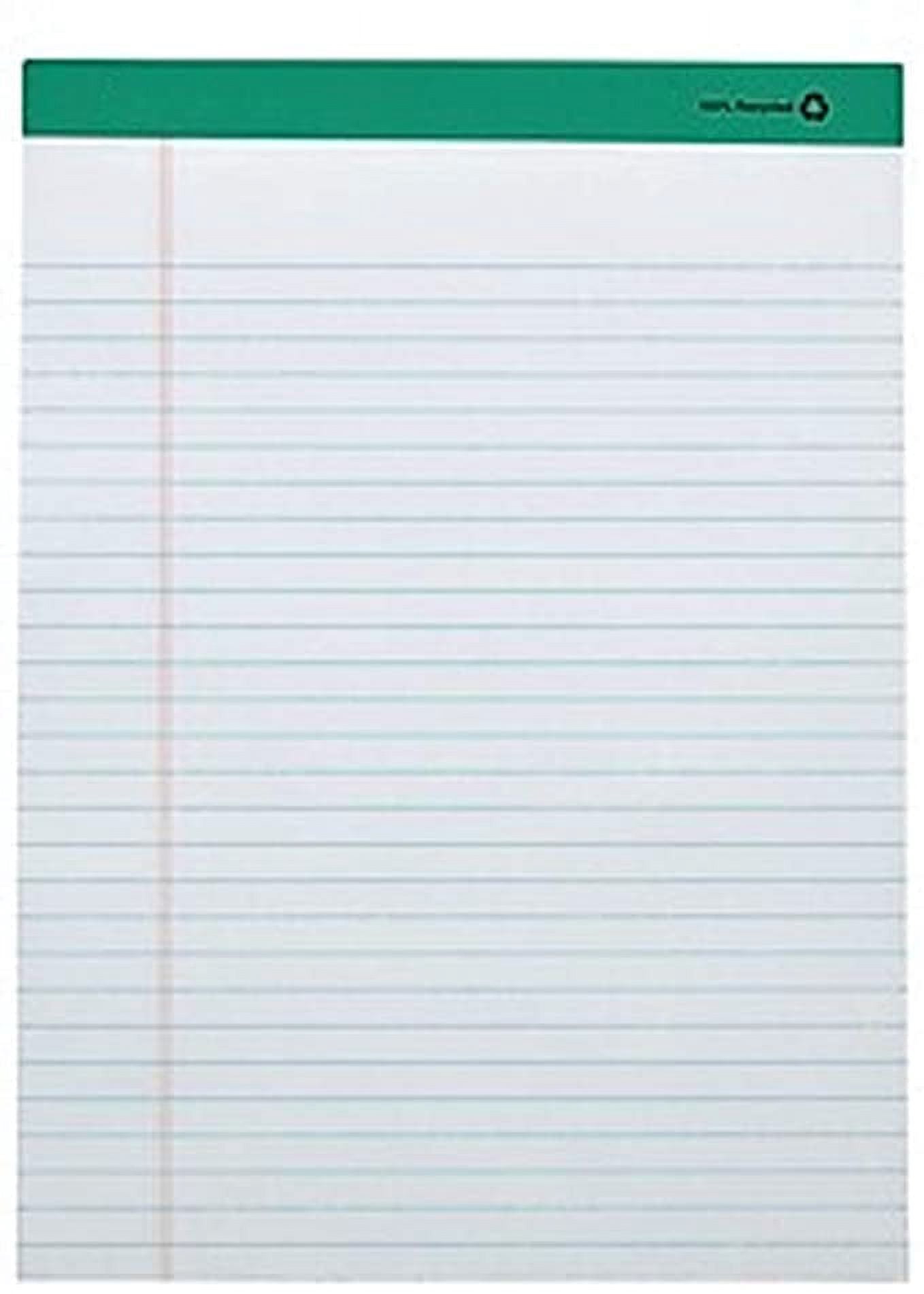 MyOfficeInnovations Notepads 8.5" x 11.75" Wide White 50 Sh./Pad 12 Pads/PK 462332