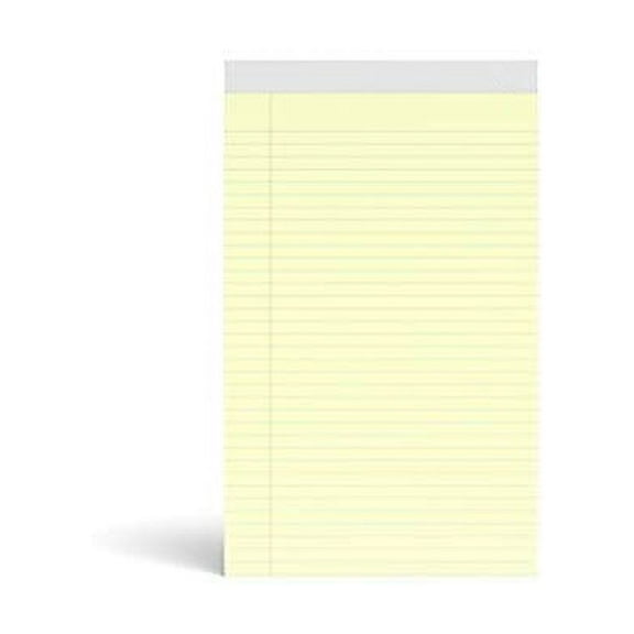MyOfficeInnovations Notepads 8.5" x 14" Wide Yellow 50 Sheets/Pad 12 Pads/PK (26830) 163857