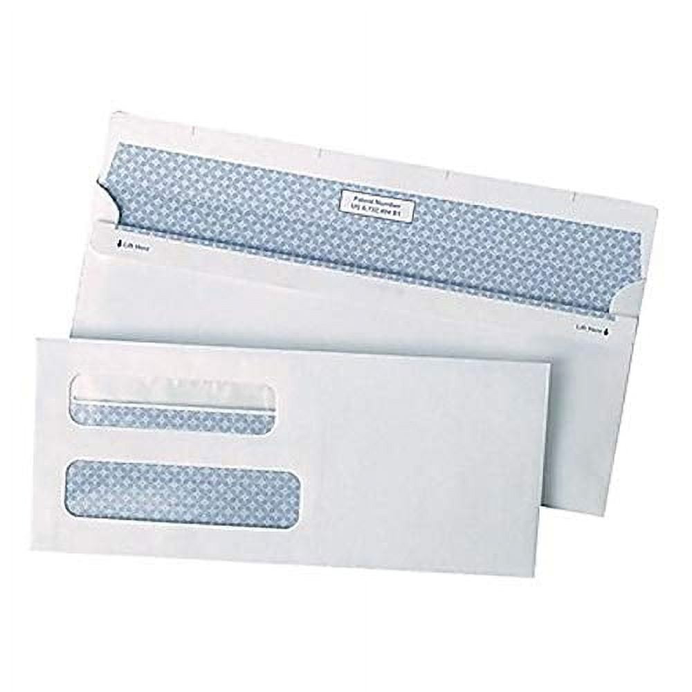 MyOfficeInnovations Reveal-n-Seal Security Tinted Dbl Window #8 5/8 Envelopes White 500/Bx 1775860