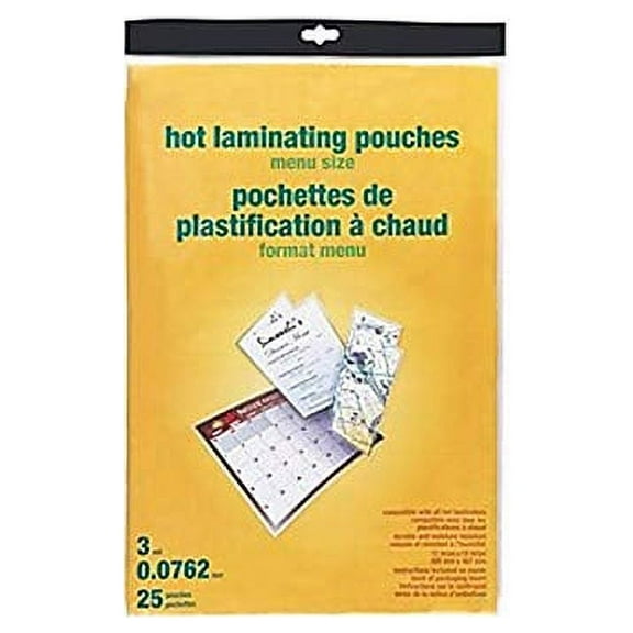 MyOfficeInnovations Thermal Pouches Menu 25/Pack (17469) 19710