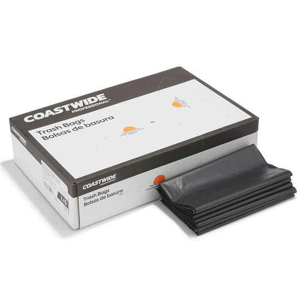 Reprocessed Resin Can Liners, 45 gal, 1.3 mil, 40 Reprocessed Resin Can Liners, 45 gal, 1.3 mil, 40