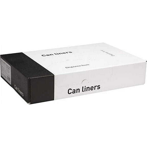 MyOfficeInnovations Trash Bags 40-50 gal 40x48 High Density 22 Mic Natural 6 Rolls/CT 847247