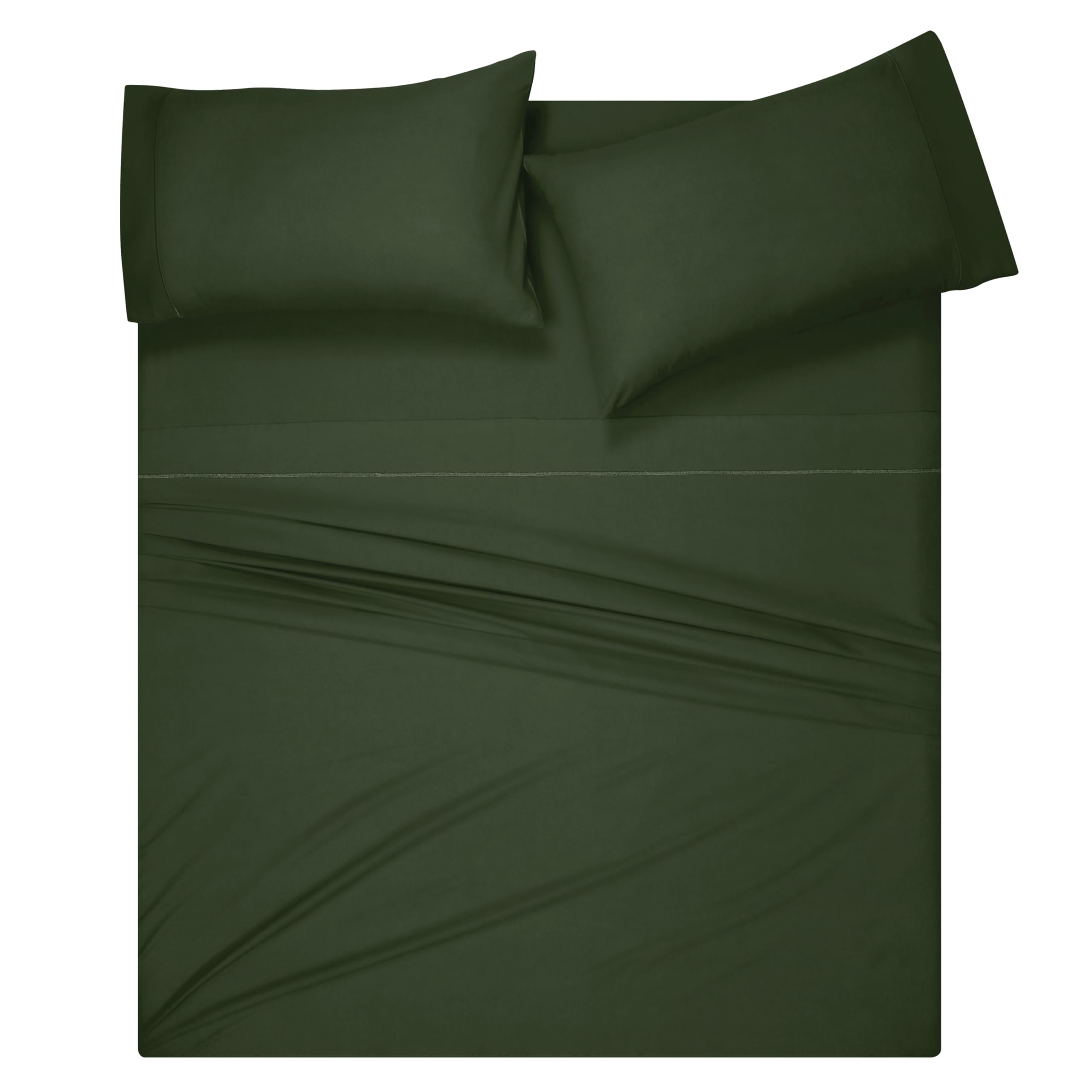 MyOwn Full Size Sheet Set - Cotton Rich Bedding Sets Full, 4 Piece Deep ...