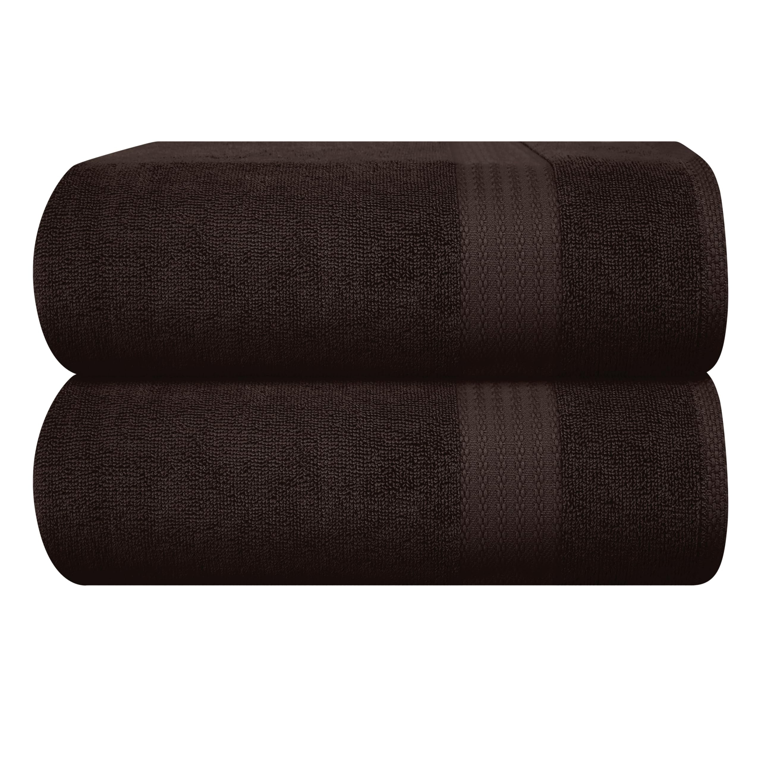 Black Oversized Cotton Bath Sheet Set