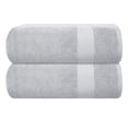 thumbnail image 1 of MyOwn Premium Cotton Oversized 2 Pack Bath Sheet 35x70 - 100% Pure Cotton - Ideal for Everyday use - Ultra Soft & Highly Absorbent - Machine Washable - Light Grey, 1 of 5