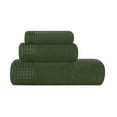 thumbnail image 1 of MyOwn Ultra Soft 3 Pack Cotton Towel Set, Contains a Bath Towel 28x55 inch, a Hand Towel 16x24 inch & a Wash Coth 12x12 inch, Ideal Everyday use, Compact & Lightweight - Olive Green, 1 of 5