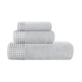 thumbnail image 1 of MyOwn Ultra Soft 3 Pack Cotton Towel Set, Contains a Bath Towel 28x55 inch, a Hand Towel 16x24 inch & a Wash Coth 12x12 inch, Ideal Everyday use, Compact & Lightweight - Light Grey, 1 of 5