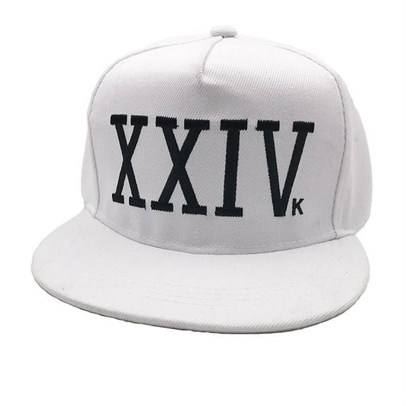 MyPartyShirt White Baseball Cap Bruno Mars Hat Embroidered Costume Accessory