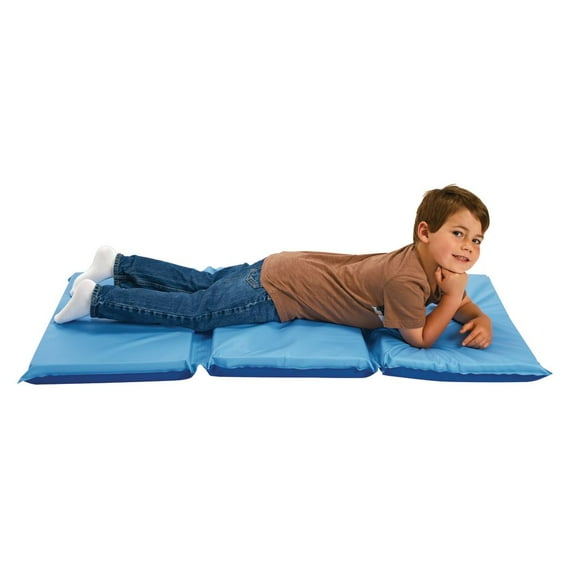 MyPerfectClassroom 2\" Heat-Sealed Two-Tone Blue Rest Mat