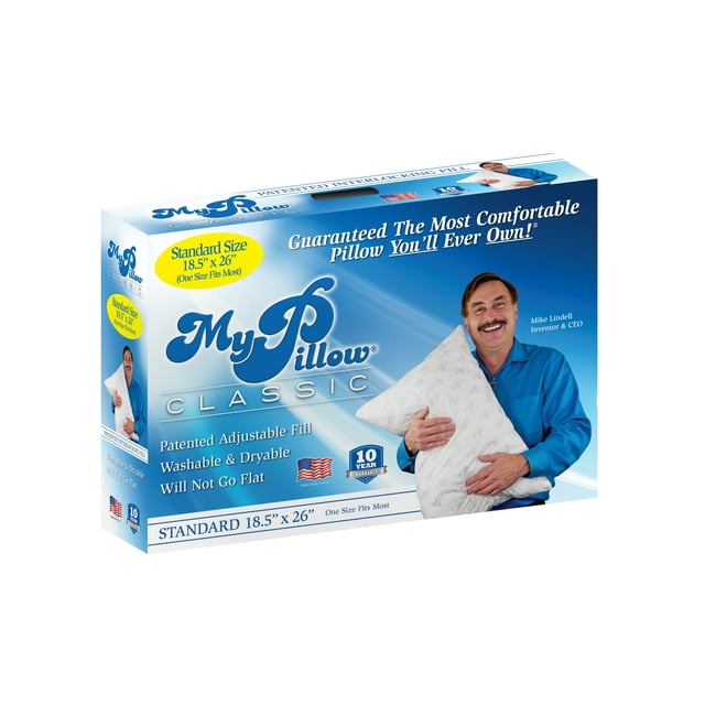 MyPillow Classic Bed Pillow Standard, Firm