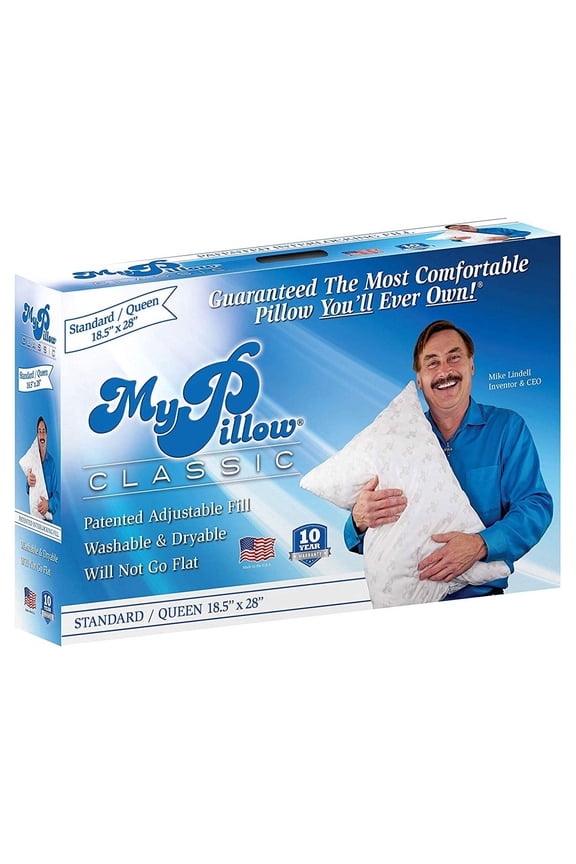 Classic Series Foam Queen Sized Bed Deep Sleep Pillow, Green Firm Fill
