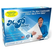 MyPillow Classic, Standard Size and Medium Support, 1 Pillow