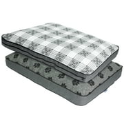 MyPillow Dog Bed, Small Size, Grey, 18" x 24"