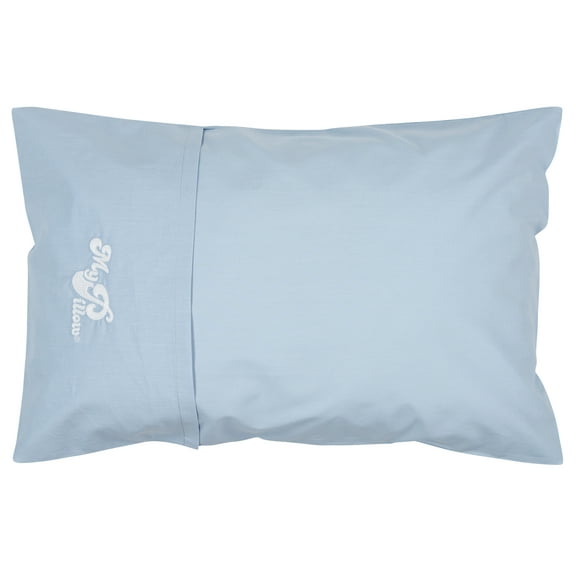 MyPillow Multi-Use Travel Pillow Compact Pillow for On-The-Go Comfort and Sleeping, Portable, Compact, Washable Pillow for Adult and Kids Neck Support [Celestial Blue]