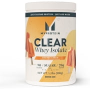 Myprotein Orange Cream Clear Whey Isolate Powder, 20 Servings, 20g Protein, Supplement