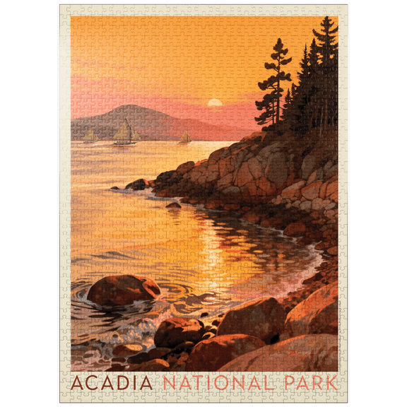 MyPuzzle - Acadia National Park: Daybreak - Premium 1000 Piece Jigsaw Puzzle for Adults