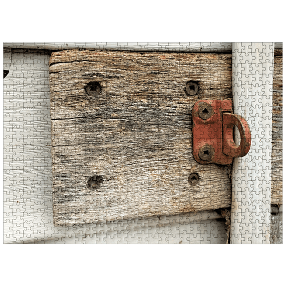 MyPuzzle - Antique Door Latch - Premium 500 Piece Jigsaw Puzzle for Adults