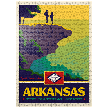 MyPuzzle - Arkansas: The Natural State - Premium 500 Piece Jigsaw Puzzle for Adults