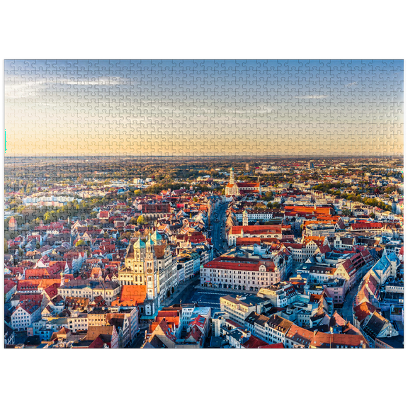 MyPuzzle - Augsburg City From Above - Premium 1000 Piece Jigsaw Puzzle for Adults